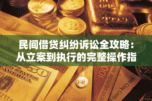 济南民间借贷纠纷诉讼全攻略：从立案到执行的完整操作指南