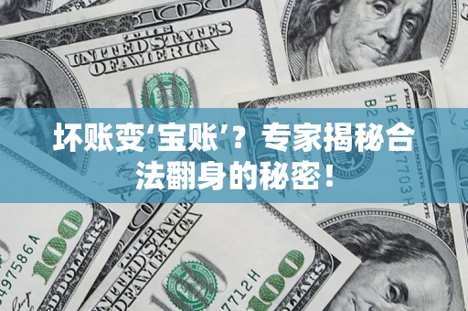 济南坏账变‘宝账’？专家揭秘合法翻身的秘密！