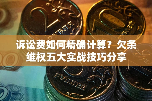 济南诉讼费如何精确计算？欠条维权五大实战技巧分享