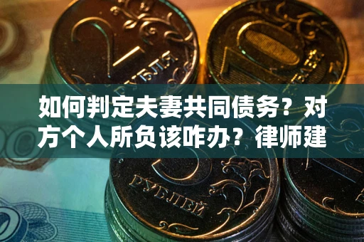 济南如何判定夫妻共同债务？对方个人所负该咋办？律师建议