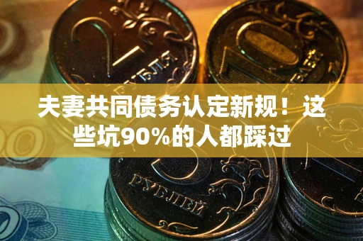 济南夫妻共同债务认定新规！这些坑90%的人都踩过