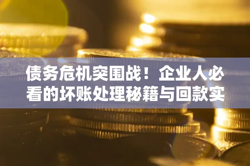 济南债务危机突围战！企业人必看的坏账处理秘籍与回款实战指南
